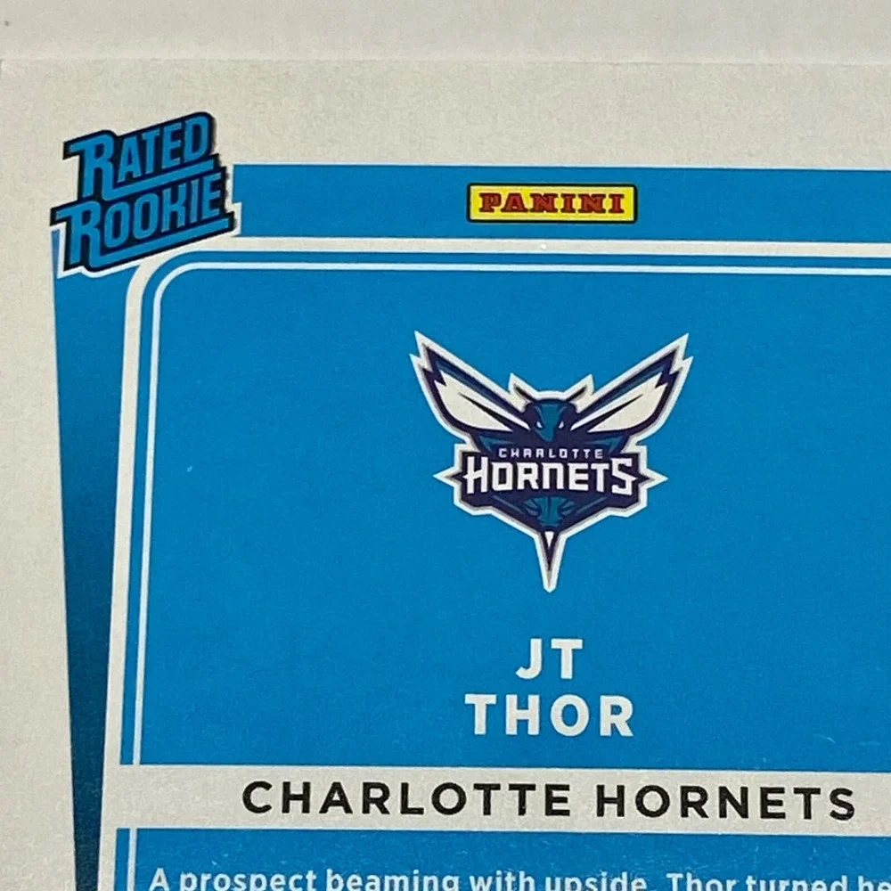 2021-22 2021-22 Panini Donrruss Rated Rookie JT Thor (RC) Charlotte Hornets #222